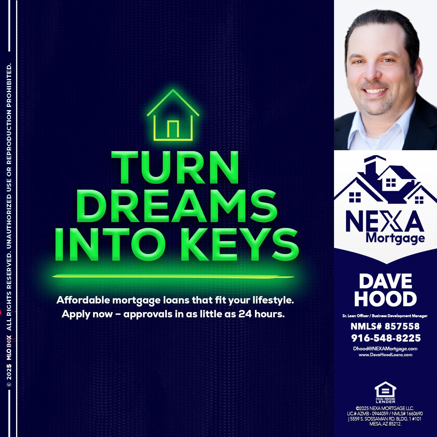 turn dreams - Dave Hood -Sr. Loan Officer / Business Development Manager