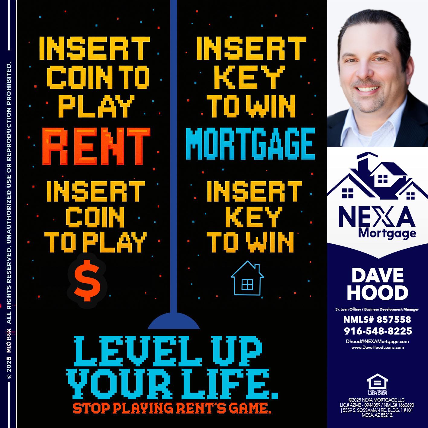 INSERT COIN - Dave Hood -Sr. Loan Officer / Business Development Manager