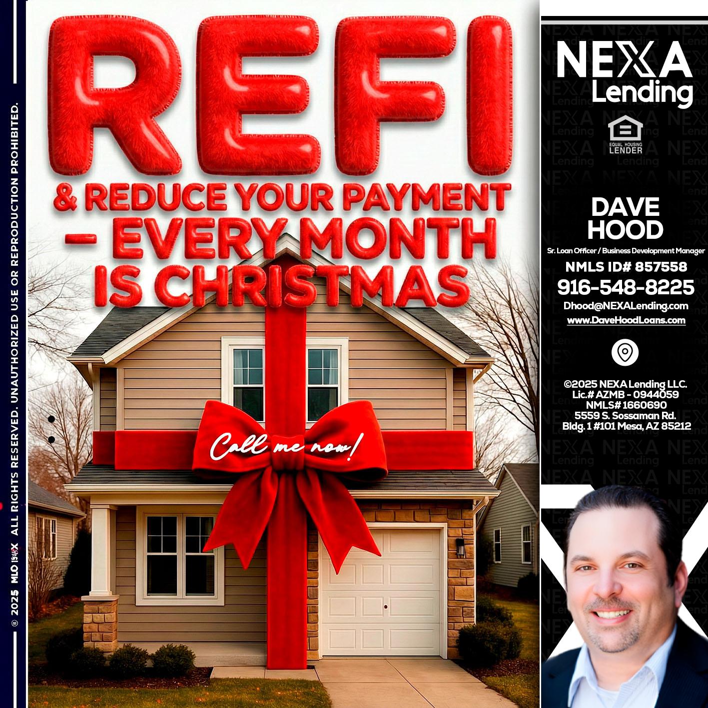 REFI - Dave Hood -Sr. Loan Officer / Business Development Manager