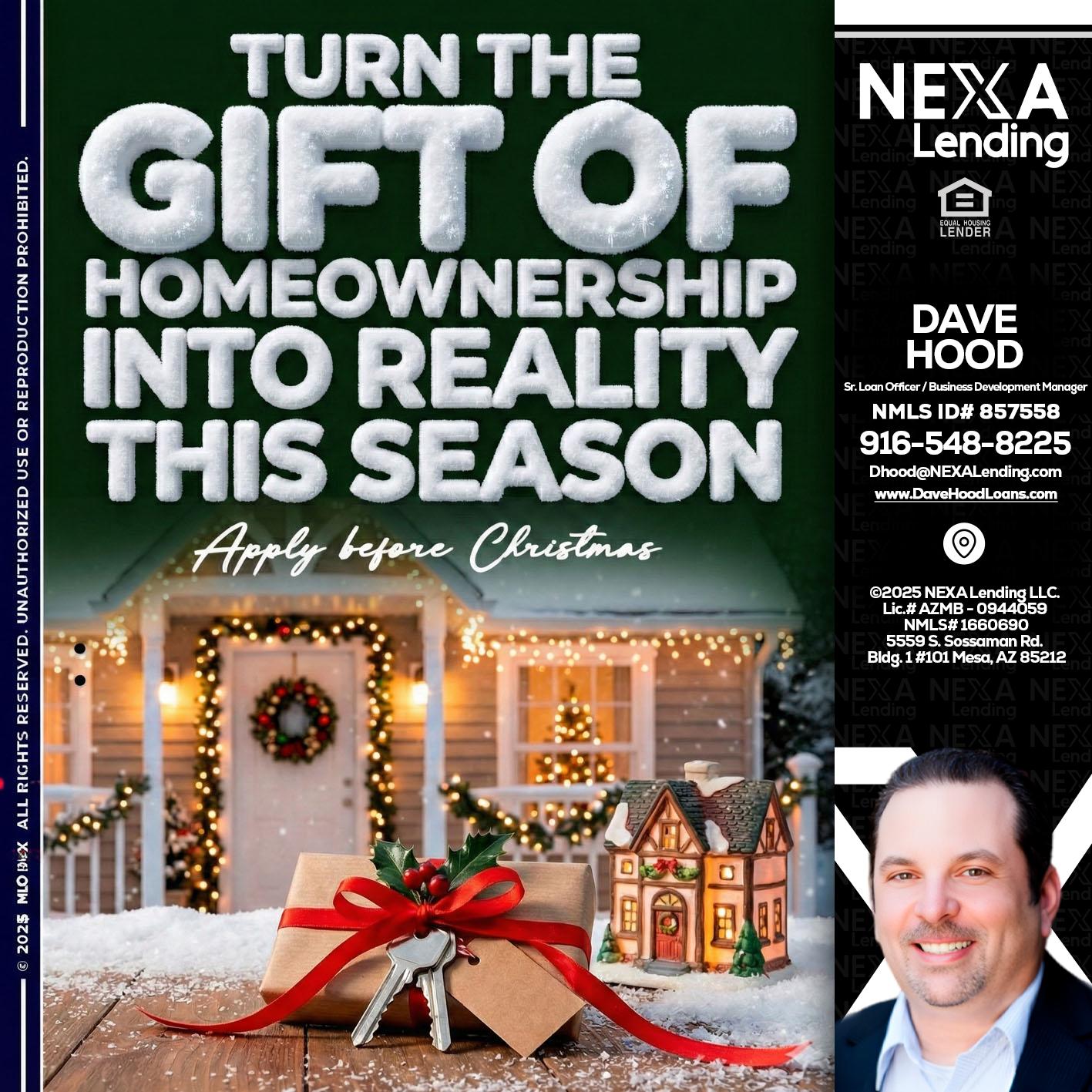 TURN GIFTS - Dave Hood -Sr. Loan Officer / Business Development Manager